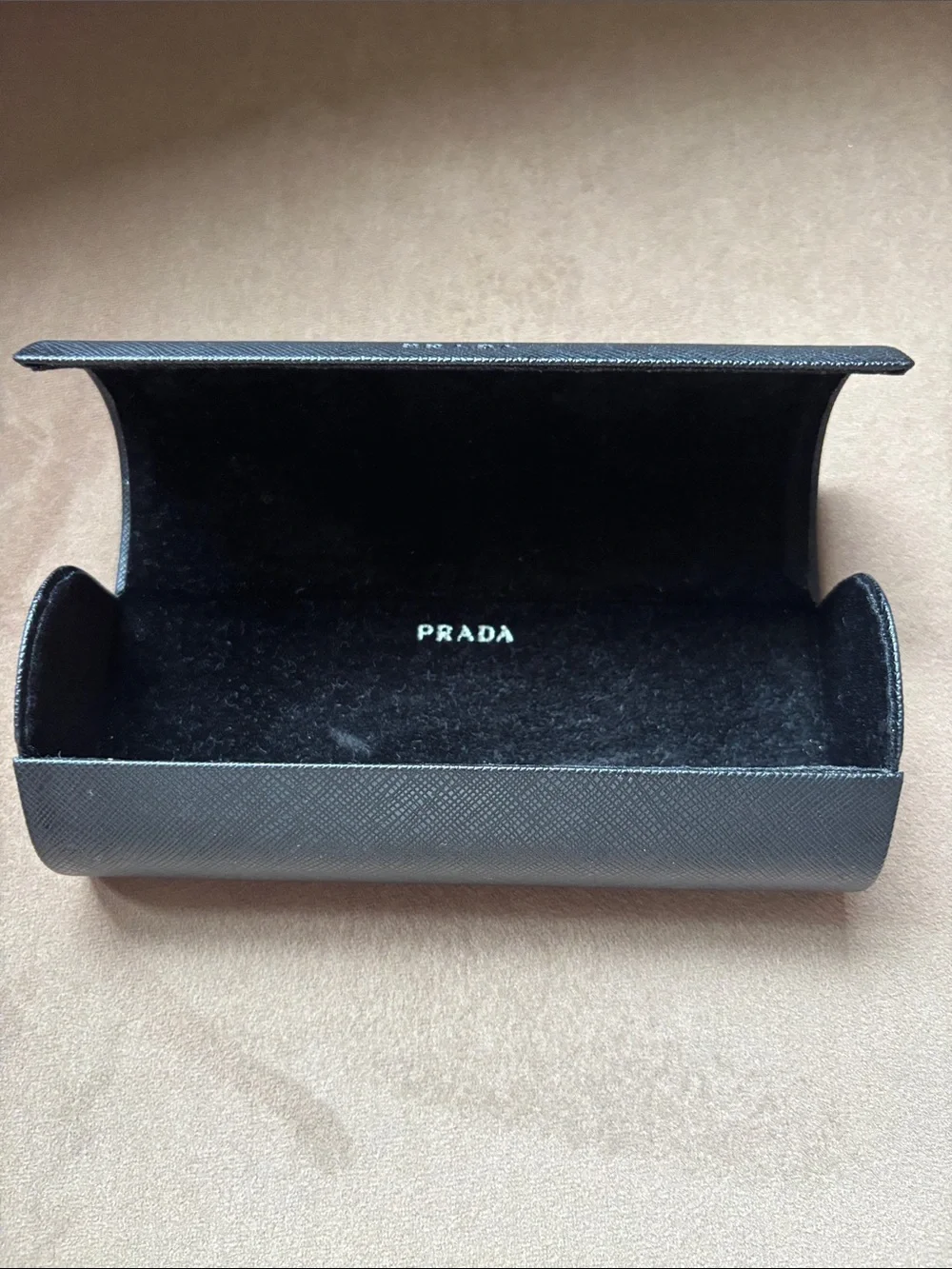 Prada Black Saffiano Leather Eyewear Case